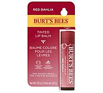 Burts Bees Tinted Lip Balm Red Dahlia - .15 Oz