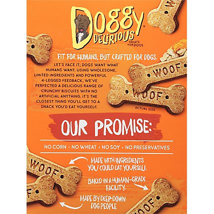 Doggy Delirious Dog Bone Natural Pumpkin Box - 16 Oz - Image 5