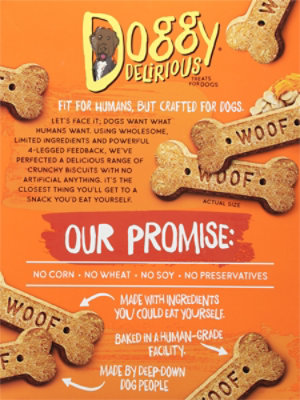 Doggy Delirious Dog Bone Natural Pumpkin Box - 16 Oz - Image 5