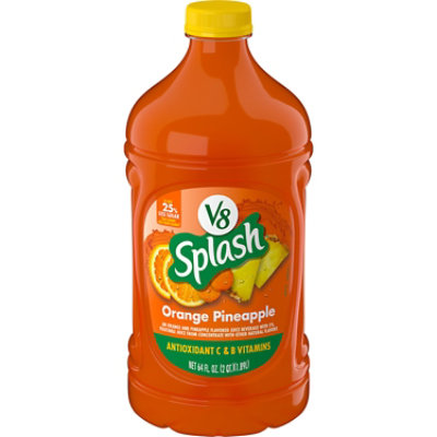 V8 Splash Orange Pineapple Vegetable Juice Beverage - 64 Fl. Oz. - Image 1