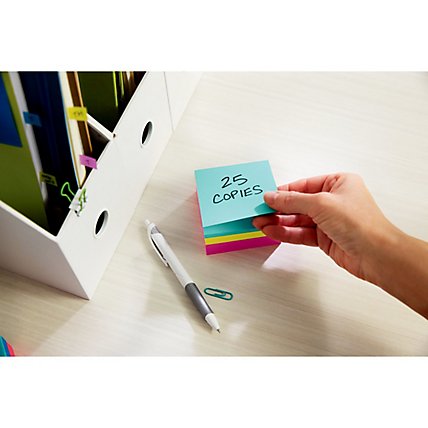 Post-it Neon Notes Cube 3 inch x 3 inch - Each - Image 2