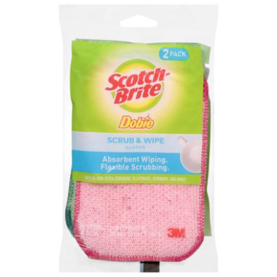 Scotch-Brite Dobie Scrub & Wipe Cloth - 2 Count - Image 4