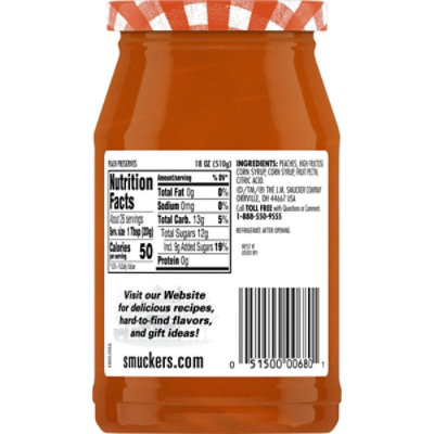 Smuckers Preserves Peach - 18 Oz - Image 7