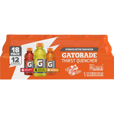Gatorade Red Yellow Orange Sports Drink Variety Pack - 18-12 Fl. Oz.