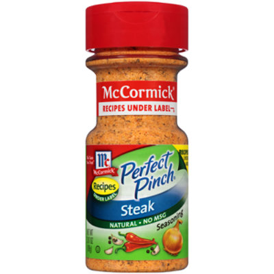 Blend Proportions McCormick Perfect Pinch Steak Seasoning - see photo, 2nd  Photo for ingredients : r/spices
