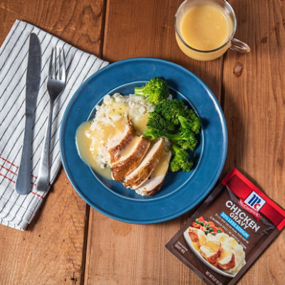 McCormick 30% Less Sodium Chicken Gravy Mix - 0.87 Oz - Image 2