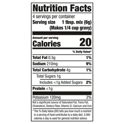 McCormick 30% Less Sodium Chicken Gravy Mix - 0.87 Oz - Image 4