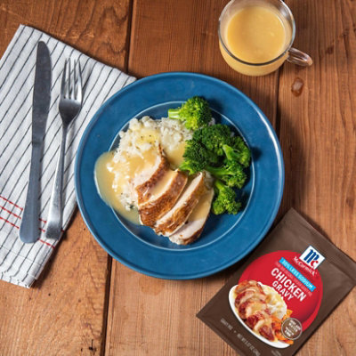 McCormick 30% Less Sodium Chicken Gravy Mix - 0.87 Oz - Image 5