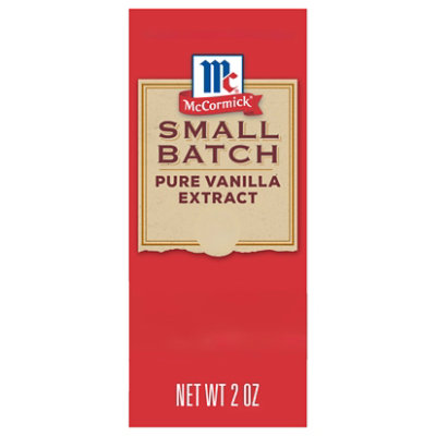 McCormick Extract Pure Vanilla Small Batch - 2 Fl. Oz.