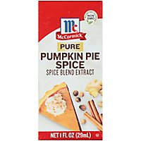 McCormick Pure Pumpkin Pie Spice Blend Extract - 1 Fl. Oz. - Image 1