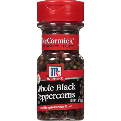 McCormick Whole Black Pepper - 1.87 Oz