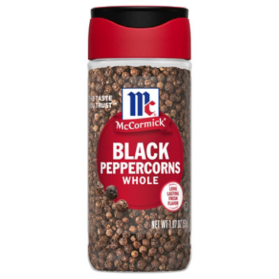 McCormick Whole Black Pepper - 1.87 Oz - Image 1