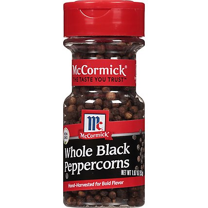 McCormick Whole Black Pepper - 1.87 Oz - Image 1