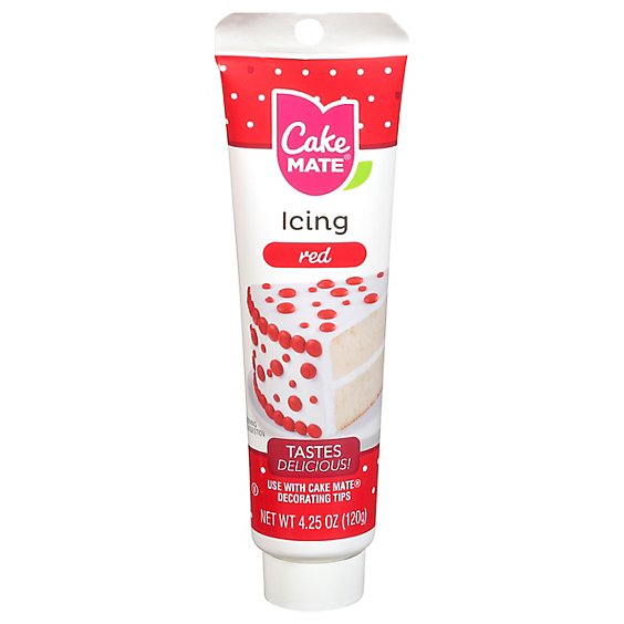 Cake Mate Decorating Icing Red - 4.25 Oz