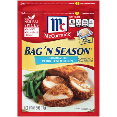 McCormick Bag 'n Season Pork Seasoning Mix, 1.06 oz 