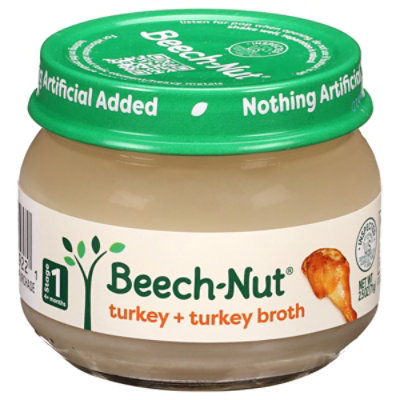 Beech-Nut Stage 1 Turkey & Turkey Broth Baby Food - 2.5 Oz - Image 2