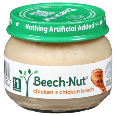 Beech-Nut Stage 1 Chicken & Chicken Broth Baby Food - 2.5 Oz - Image 2
