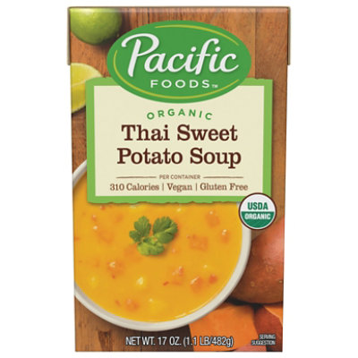 Pacific Organic Soup Thai Sweet Potato - 17 Oz