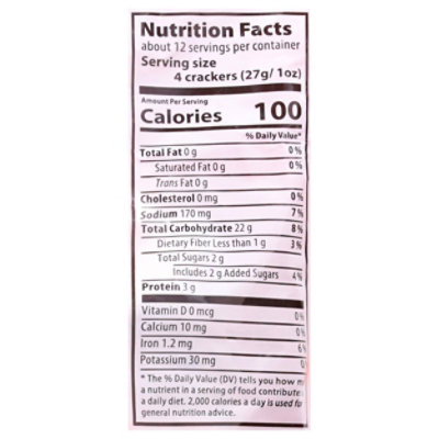 Excelsior Cinnamon Fat Free Water Crakers - 11.85 Oz - Image 3