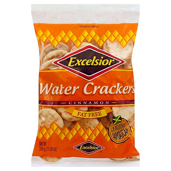 Excelsior Cinnamon Fat Free Water Crakers - 11.85 Oz
