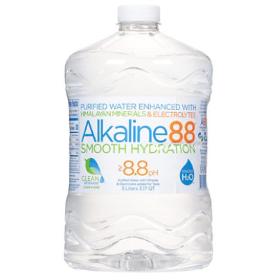 ALKALINE88 Water Purified 8.8 pH+ - 3 Liter - Image 1