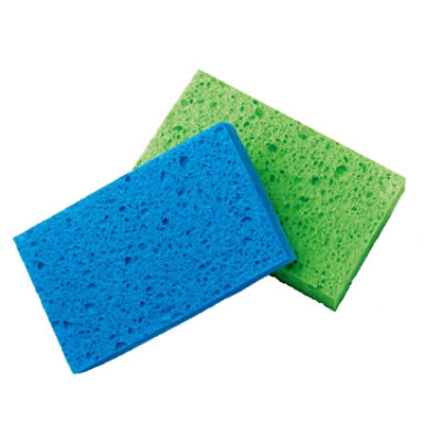 Scotch-Brite Ocelo Sponge 6 Inch x 3.6 Inch x 0.9 Inch - 2 Count - Image 2