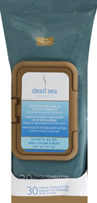 Dead Sea Normal To Dry Towelettes - 30 Count - Image 2