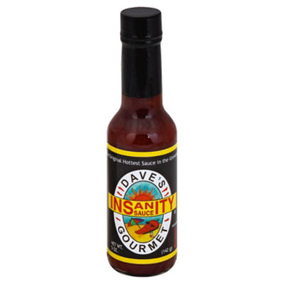 Daves Gourmet Sauce Hot Insanity - 5 Oz - Image 1