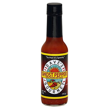 Daves Gourmet Sauce Hot Ghost Pepper - 5 Oz - Image 1