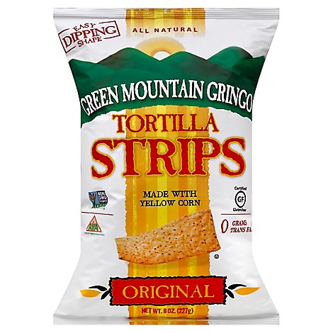 Green Mountain Gringo Strips Tortilla Original - 8 Oz