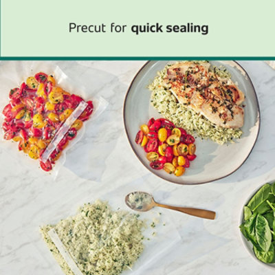 Foodsaver Pre-Cut Vaccum Seal 1 Quart Bags 20 Count - Each - Image 2