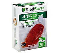 Foodsaver Quart Bags - 44 Count