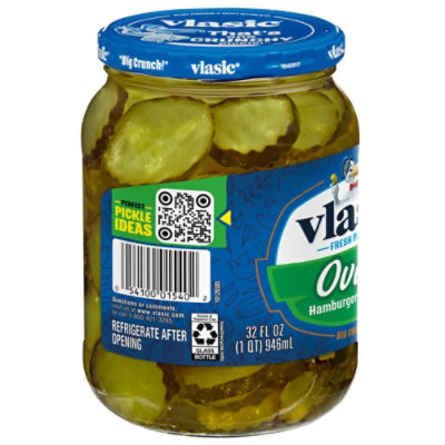 Vlasic Ovals Hamburger Dill Pickle Chips - 32 Oz - Image 2