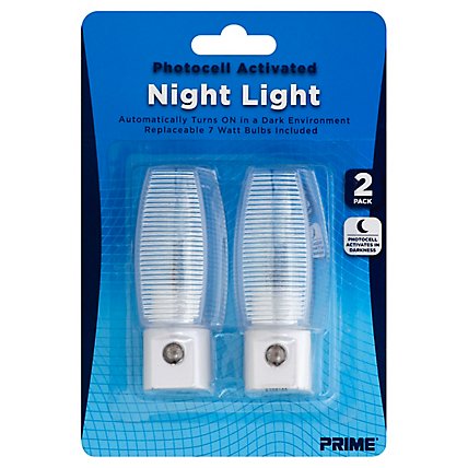 Prime Night Light Photocell Activated - 2 Count - Image 1