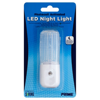 Prime Night Light LED Photocell Activated - Each - Jewel-Osco