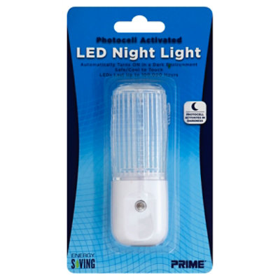 Prime Night Light LED Photocell Activated - Each