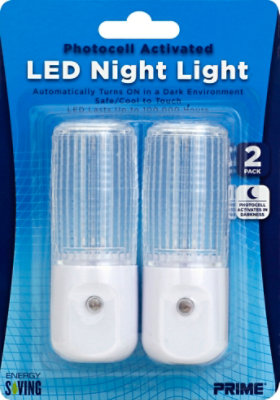 Prime Night Light LED Photocell Activated - 2 Count - Image 2