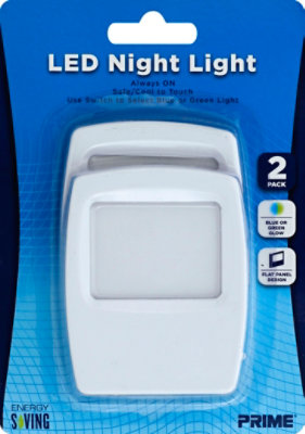 Prime Flat Led Night Light - 2 Count - Image 2