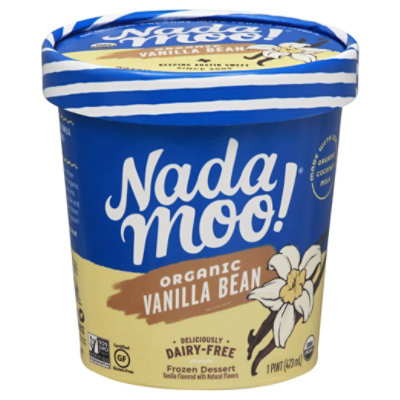 NadaMoo! Vanilla Bean Dairy-Free Frozen Dessert - 1 Pint - Image 1