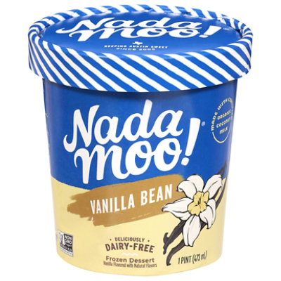 NadaMoo! Vanilla Bean Dairy-Free Frozen Dessert - 1 Pint - Image 1