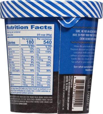 NadaMoo! Cookies & Crème Dairy-Free Frozen Dessert - 1 Pint - Image 5