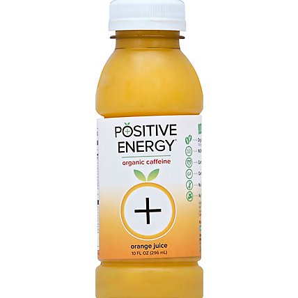 Positive Energy Juice Organic Caffeine Orange - 10 Fl. Oz. - Image 2