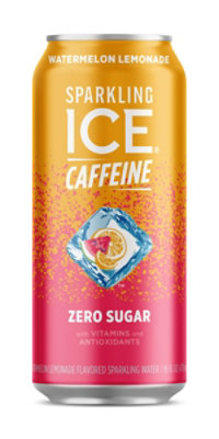 Sparling Ice + Caffeine Watermelon Lemonade Sparkling Water - 16 Fl Oz - Image 2