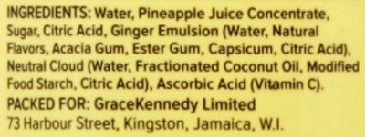 Grace Tropical Rhythms Juice Pineapple Ginger Bottle - 16 Fl. Oz. - Image 5