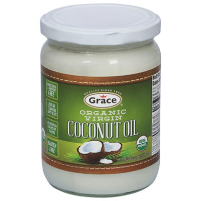 Grace Oil Coconut Ext Vrgin Org - 500 Ml - Image 3
