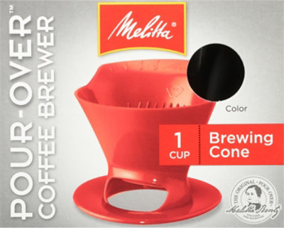 Melitta Coffee Brewer Pour-Over Brewing Cone 1 Cup - Each - Image 4
