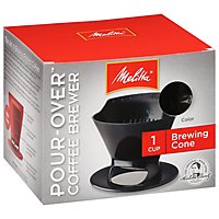 Melitta Coffee Brewer Pour-Over Brewing Cone 1 Cup - Each - Image 2