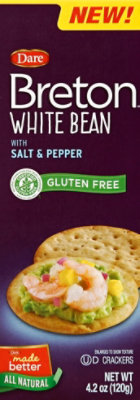 Breton Snacking Crackers Gluten Free White Bean With Salt & Pepper - 4.2 Oz - Image 2