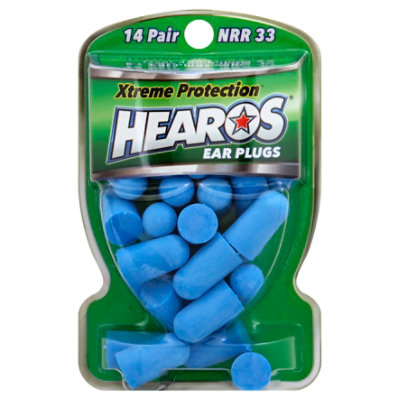 HEAROS Ear Plugs Xtreme Protection - 14 Count