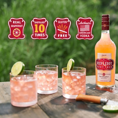 Deep Eddy Vodka Ruby Red Grapefruit Flavored 70 Proof - 1.75 Liter - Image 5